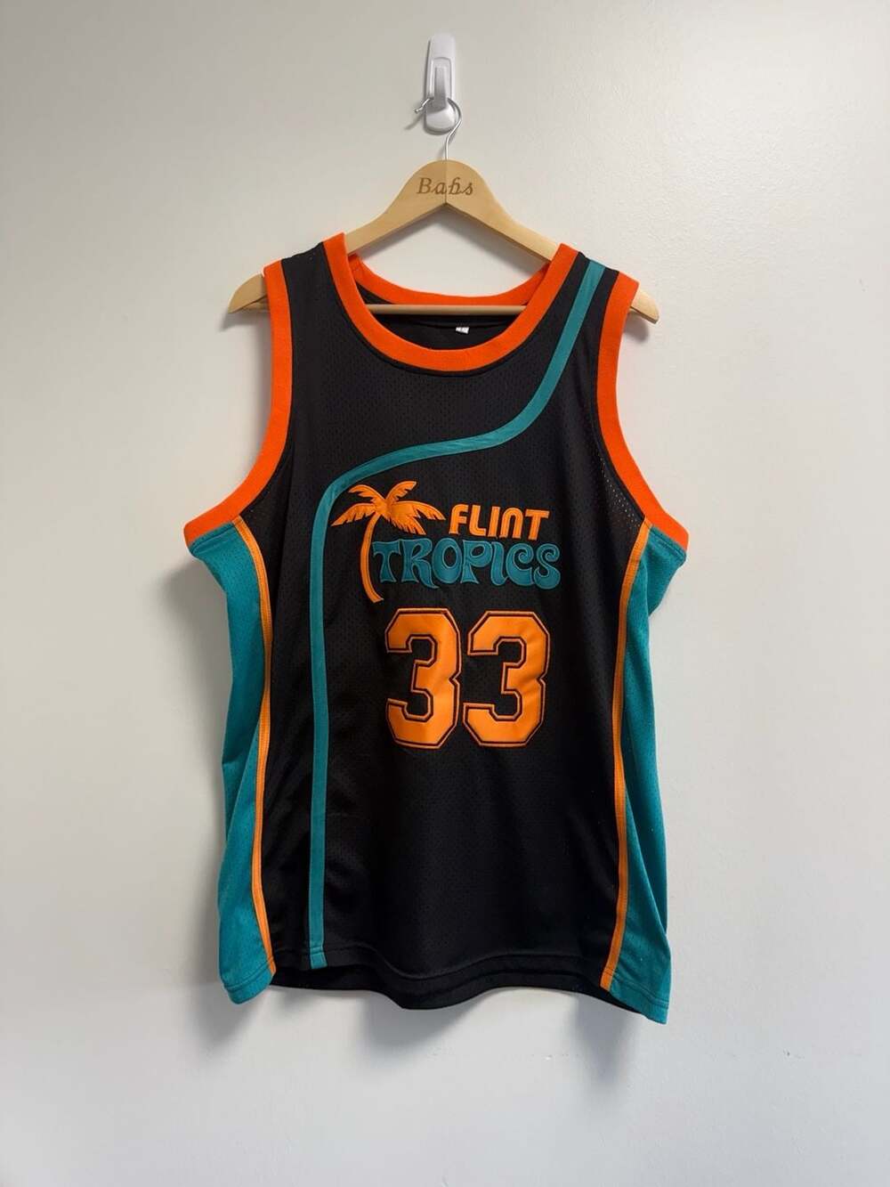 Flint Tropics Jackie Moon Semi-Pro #33 Jersey - Will Ferrell - Size Small